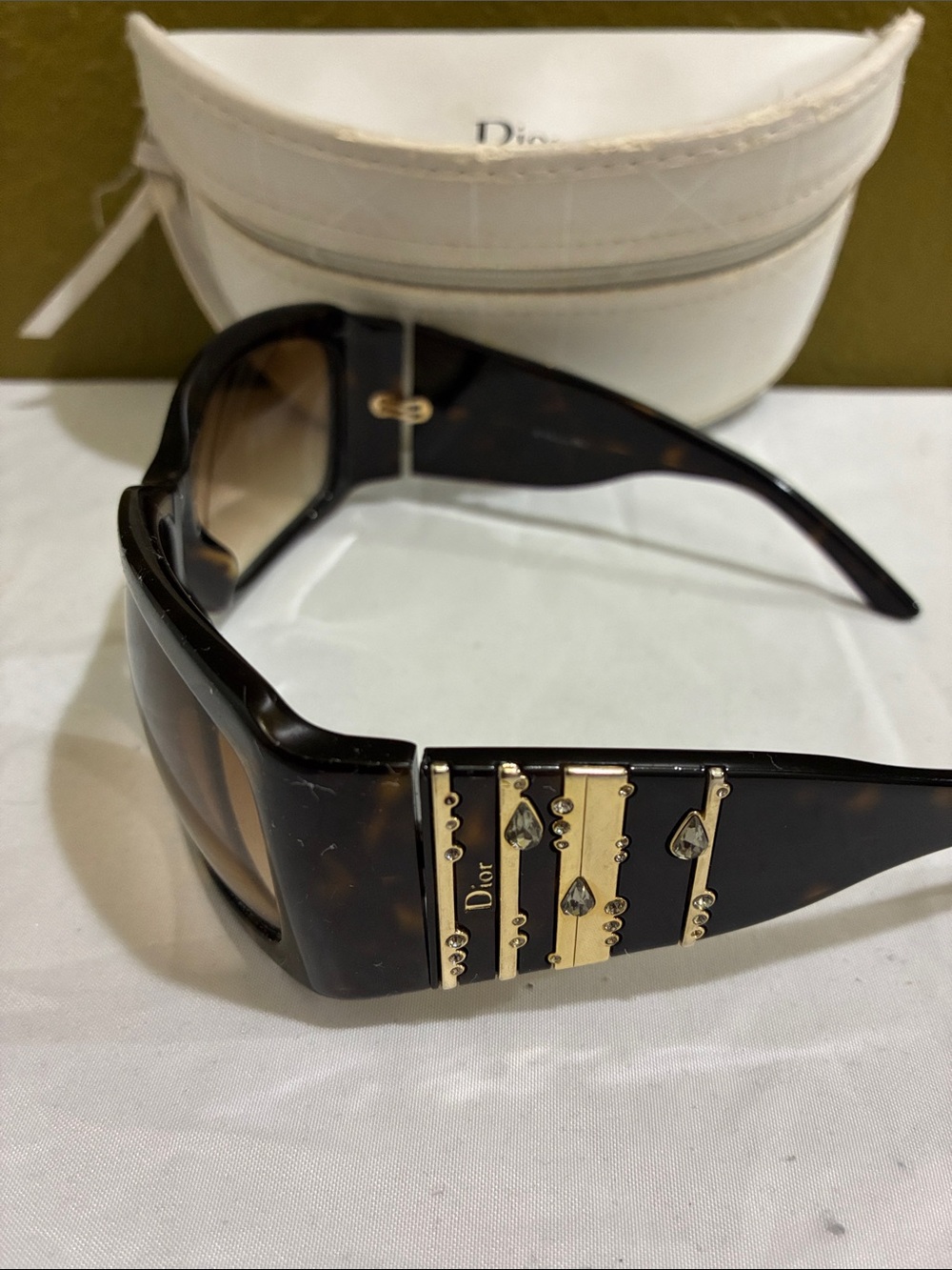 Dior Brown Gradient Oversized Women's Sunglasses - Picture 3 of 5